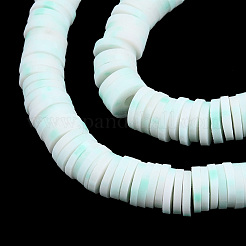 Handmade Polymer Clay Beads Strands&nbsp;CLAY-R089-6mm-169