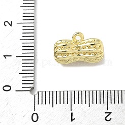 Brass Micro Pave Clear Cubic Zirconia Pendants&nbsp;KK-I476-03G