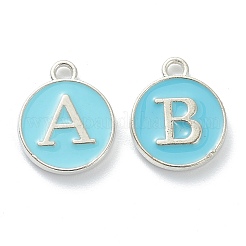 Platinum Plated Alloy Enamel Charms&nbsp;ENAM-XCP0001-04