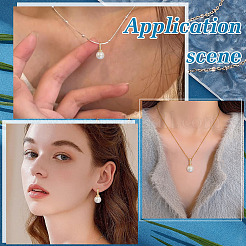 2Pcs 925 Sterling Silver with Crystal Rhinestone Pendant Bails&nbsp;STER-ME0001-24G