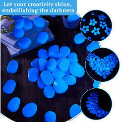 Luminous Resin Beads&nbsp;RESI-WH0034-72