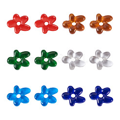 12Pcs 6 Colors Glass Beads&nbsp;GGLA-TA0002-02