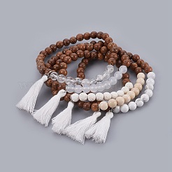 Natural Mixed Stone Beads Bracelets&nbsp;BJEW-JB03963