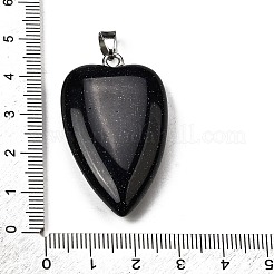 Synthetic Blue Goldstone Pendants&nbsp;G-F820-04P-03