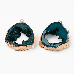 Druzy Resin Pendants&nbsp;RESI-R428-024