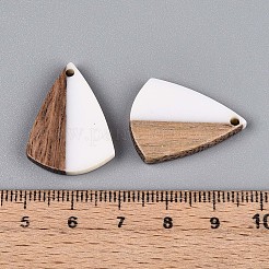 Resin & Walnut Wood Pendants&nbsp;RESI-T057-34M