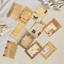 20Pcs 10 Styles European Vintage Lace Scrapbook Paper Pads for DIY Album Scrapbook&nbsp;SCRA-DJ0001-12