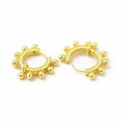 Rack Plating Brass Hoop Earrings for Women&nbsp;EJEW-H091-15G