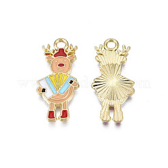Rack Plating Alloy Enamel Charms&nbsp;ENAM-N055-169