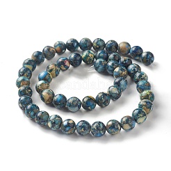 Natural Imperial Jasper Beads Strands&nbsp;G-I122-8mm-18