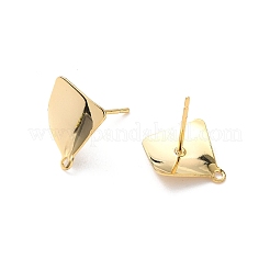Brass Stud Earring Findings&nbsp;KK-D504-05G