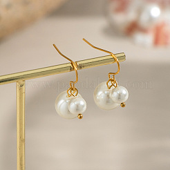 304 Stainless Steel Round Dangle Earrings&nbsp;WJ2231