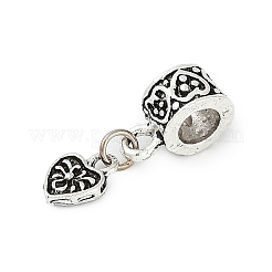 Rack Plating Brass European Dangle Charms&nbsp;KK-R200-20AS