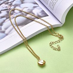 Apple Pendant Necklaces&nbsp;NJEW-JN03078-02