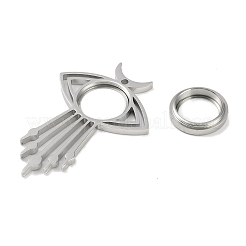 304 Stainless Stee Locket Big Pendants&nbsp;STAS-S132-12P-01