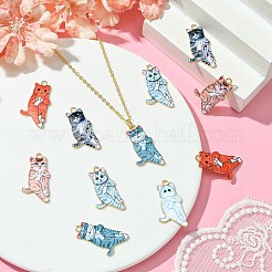 40Pcs 4 Colors Alloy Pendants&nbsp;FIND-CJ0002-01