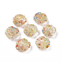 Handmade Lampwork Flower Beads&nbsp;X-LAMP-C004-05A