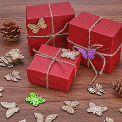 200Pcs Laser Cut Wood Shapes&nbsp;WOOD-SC0001-75