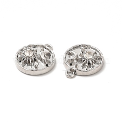 Rack Plating Alloy Rhinestone Pendants&nbsp;FIND-G044-41P