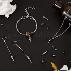 40Pcs 4 Style 304 Stainless Steel Pendants&nbsp;STAS-SZ0002-36P