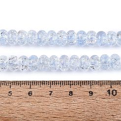 Crackle Transparent Glass Beads Strands&nbsp;GLAA-N069-02A-03