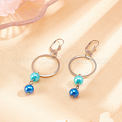 304 Stainless Steel Hoop Earrings&nbsp;STAS-UN0006-22P