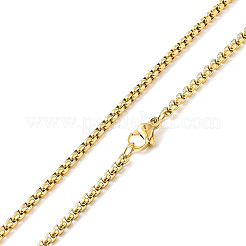 Ion Plating(IP) 304 Stainless Steel Infinity with Tassel Pendant Necklace with Box Chains for Women&nbsp;NJEW-B087-05G