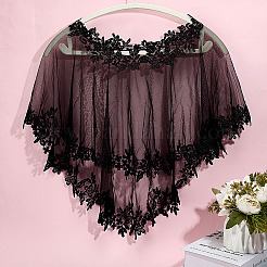 Detachable Polyester Bridal Lace Shawls&nbsp;AJEW-WH0696-058A
