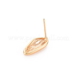 Brass Earring Findings&nbsp;X-KK-S356-441-NF