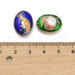 Handmade Cloisonne Beads&nbsp;CLB-Z001-08G