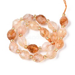 Heated Natural Citrine Beads Strands&nbsp;G-N342-44-01