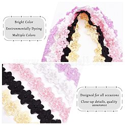 5 Yards Organza Lace Embroidery Costume Accessories&nbsp;DIY-GF0005-18C