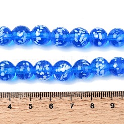 Handmade Lampwork Beads Strands&nbsp;LAMP-H071-01C-10