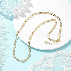 304 Stainless Steel Paperclip Chains Necklaces for Women&nbsp;NJEW-JN04744