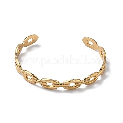 304 Stainless Steel Cuff Bangles&nbsp;BJEW-A160-01G