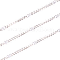 Soldered Brass Coated Iron Curb Chains&nbsp;CH-CJ0001-01A-S