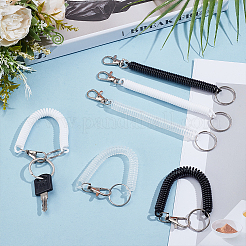 15Pcs 3 Colors EVA Spiral Spring Rope Pendant Decorations&nbsp;HJEW-GA0001-62