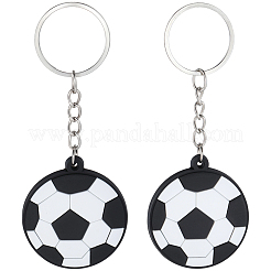 20Pcs Sports Series Silicone Keychains&nbsp;KEYC-SC0002-01A