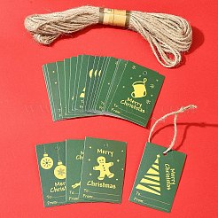 100Pcs Rectangle Paper Gift Tags&nbsp;CDIS-FS0001-19B