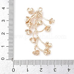 Brass Connector Charms&nbsp;KK-F918-03KCG