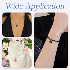 52Pcs 2 Styles Alloy Enamel Pendants&nbsp;FIND-TA0008-50