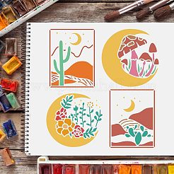 Plastic Reusable Drawing Painting Stencils Templates&nbsp;DIY-WH0172-395