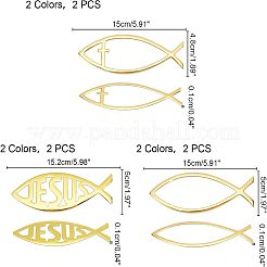 Easter Theme 6Pcs 6 Styles Waterproof PVC Adhesive Sticker Car Stickers&nbsp;DIY-FH0002-44