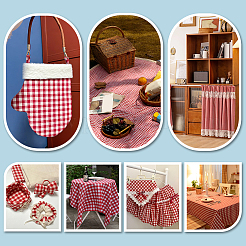 Tartan Cotton Fabric&nbsp;DIY-WH0816-563A