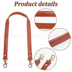 Cowhide & Polycotton Bag Handles&nbsp;PURS-WH0005-92AB