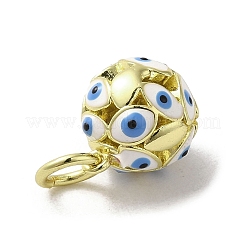 Brass Enamel Charms&nbsp;KK-E092-12G-06