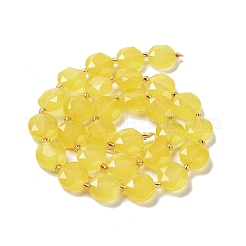 Natural Yellow Agate Beads Strands&nbsp;G-NH0004-043