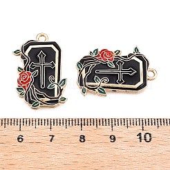 Halloween Theme Rack Plating Alloy Enamel Pendants&nbsp;ENAM-N056-393A-KCG