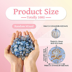 100G Transparent Acrylic Beads&nbsp;MACR-TA0002-02B