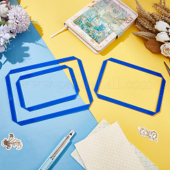 1 Set 3 Sizes Acrylic Sticky Notes Bookbinding Guide Template&nbsp;DIY-BC0012-62